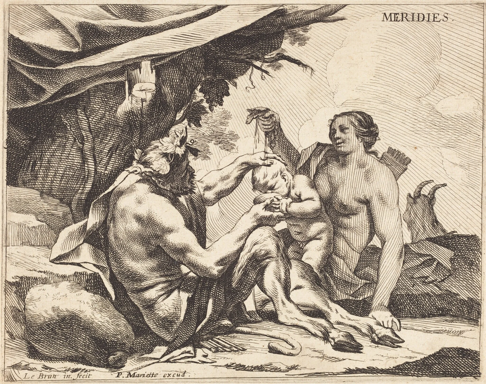 Meridies (Noon), detail