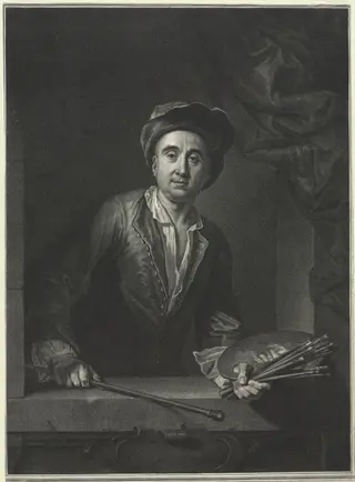 François de Troy, after a Self-Portrait, by Pierre Drevet, 1738