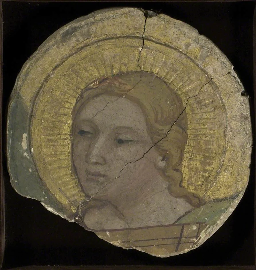 Head of an Angel, detail