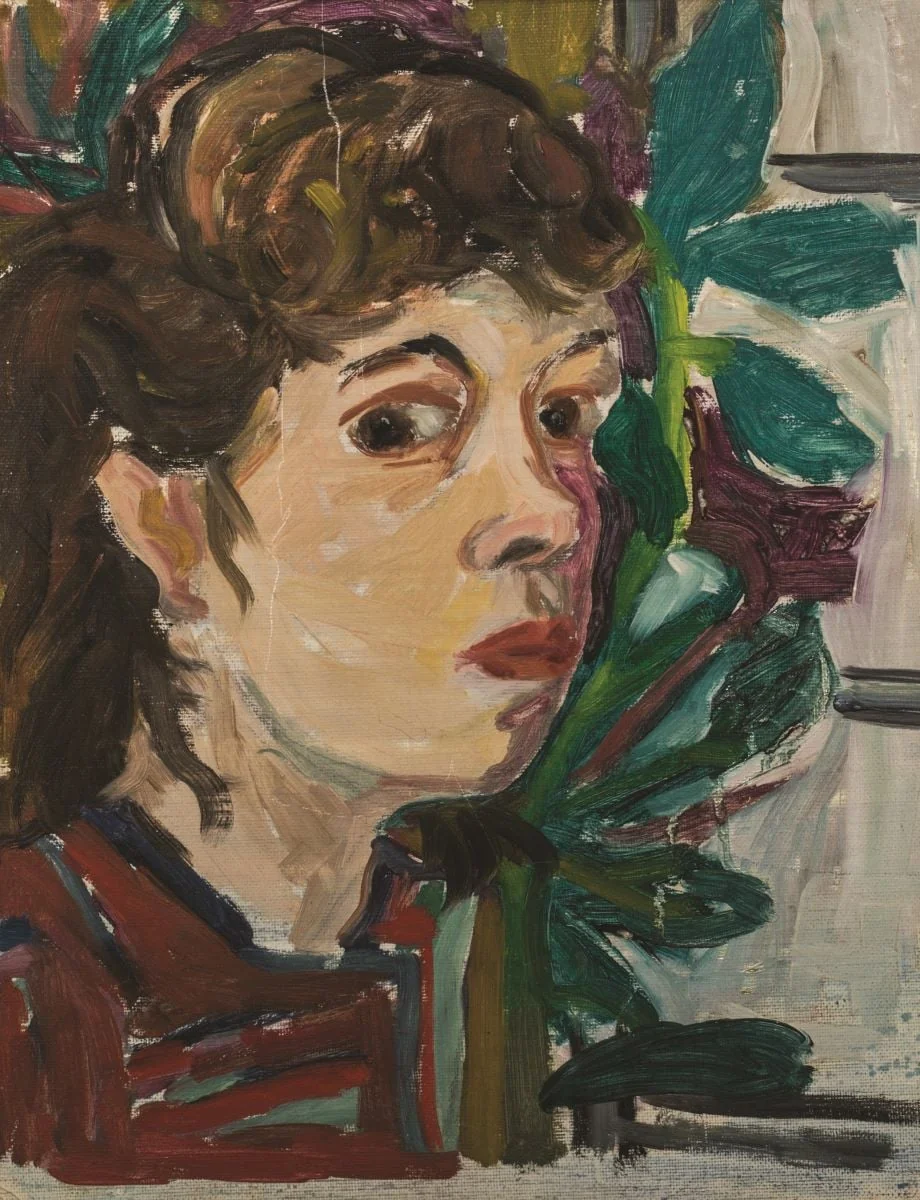 Autoportret Ligia Macovei (1938), detail