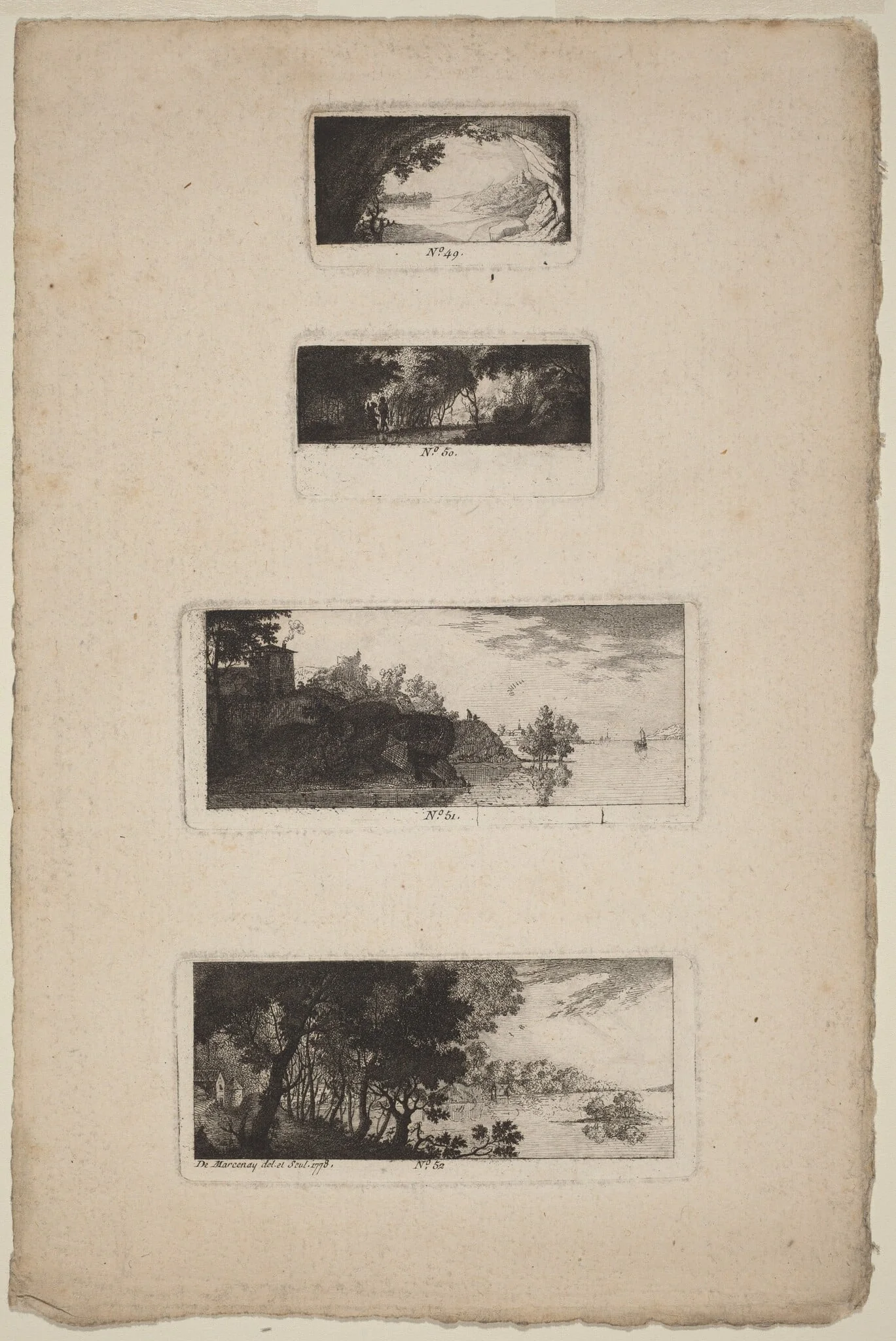 Landscape with Cave Opening, detail