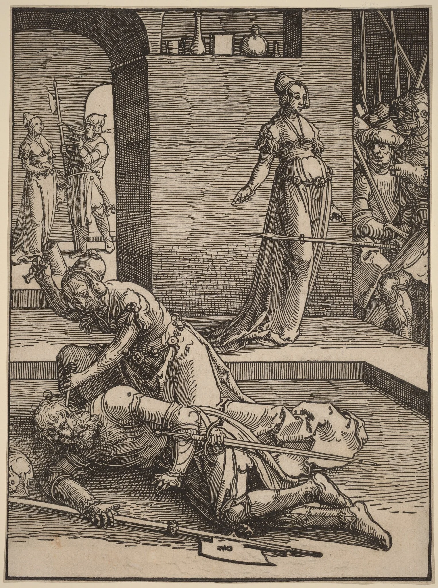 Jael Killing Sisera, detail