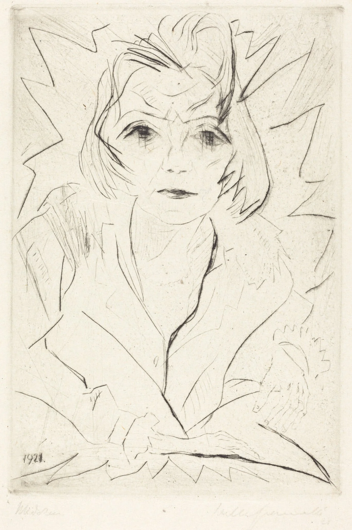 Madchen (Girl), detail