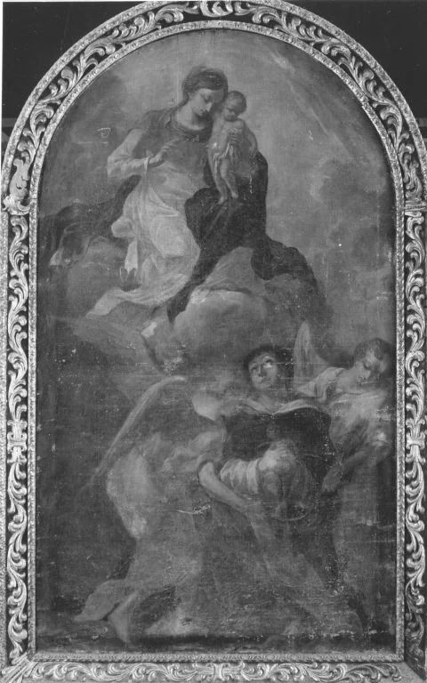 Schutzengelbild (?), detail