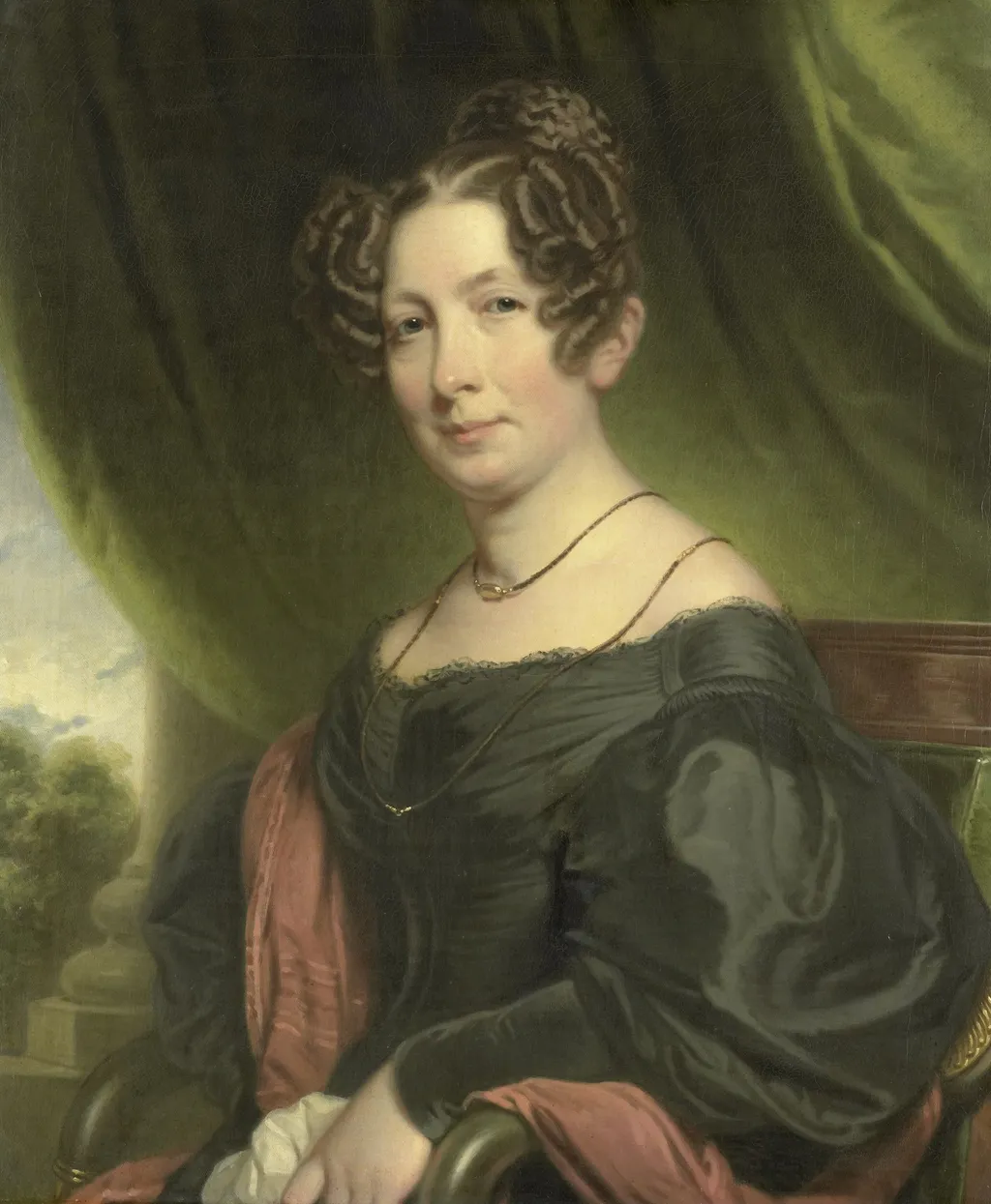 Portrait of Maria Antoinette Charlotte Sanderson, Wife of Johan Fraser, by Charles Howard Hodges, oil, 1835