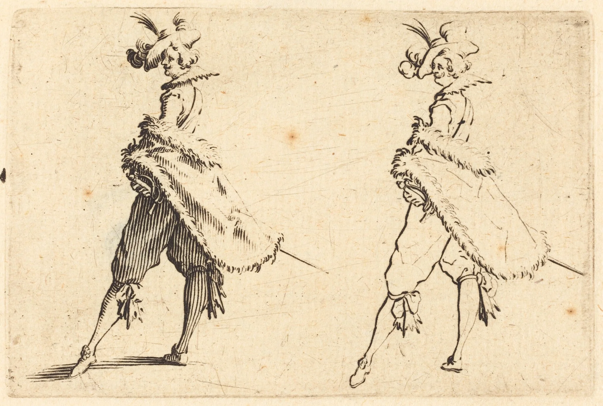 Gentleman Viewed from the Side, detail