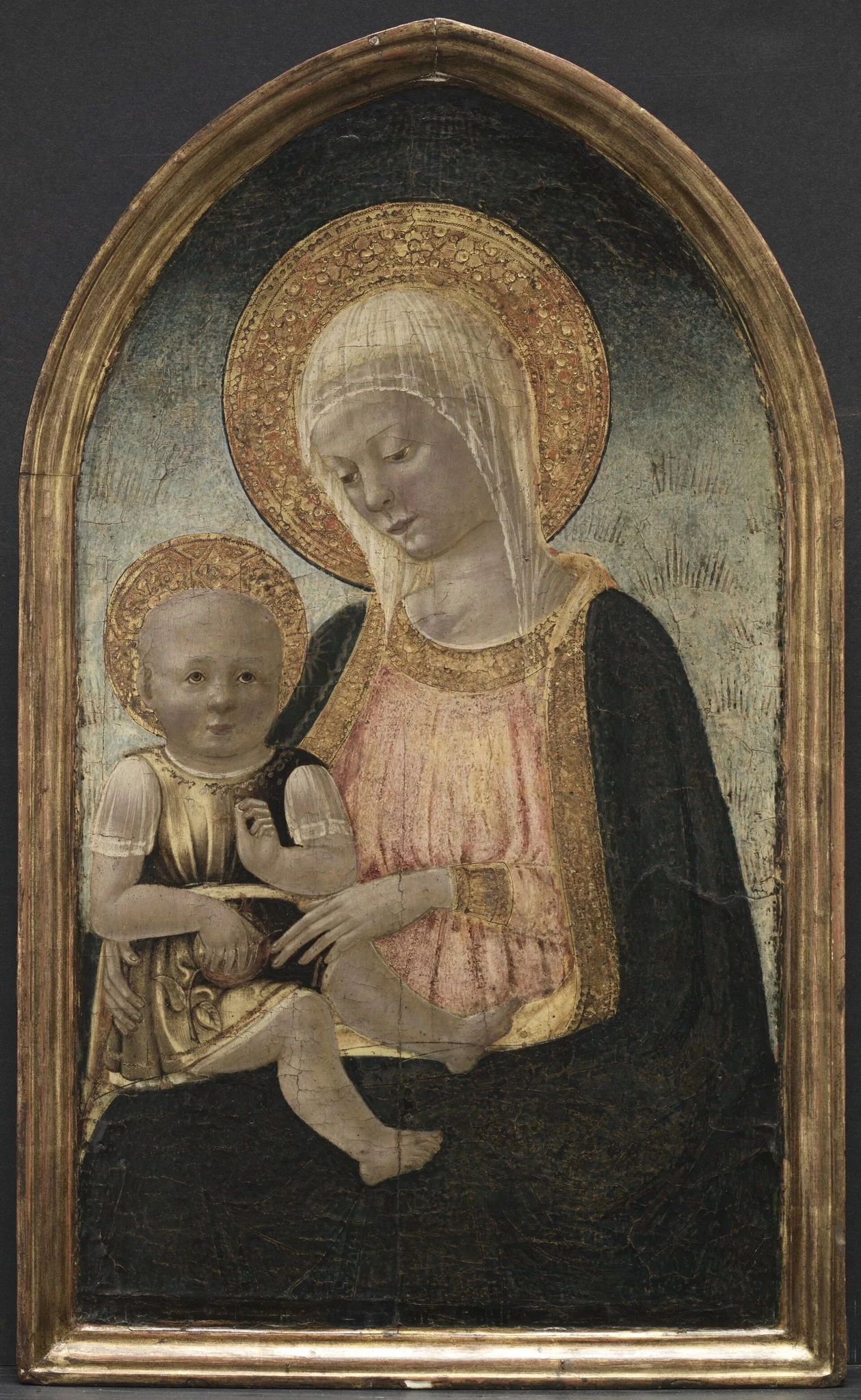 Virgin and Child, detail