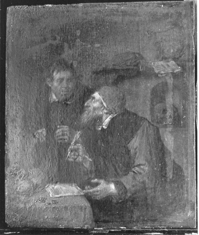 Beim Makler, detail