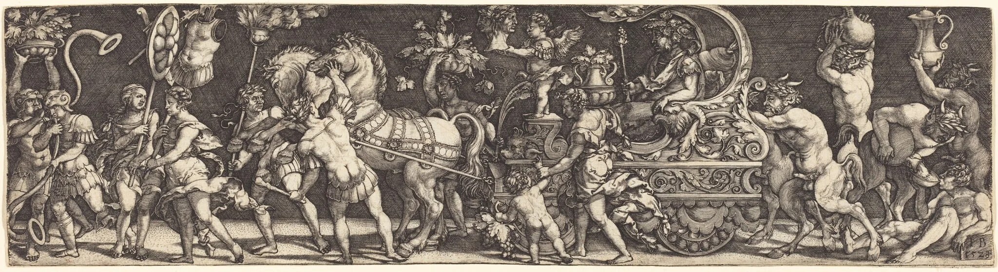 The Triumph of Bacchus, detail