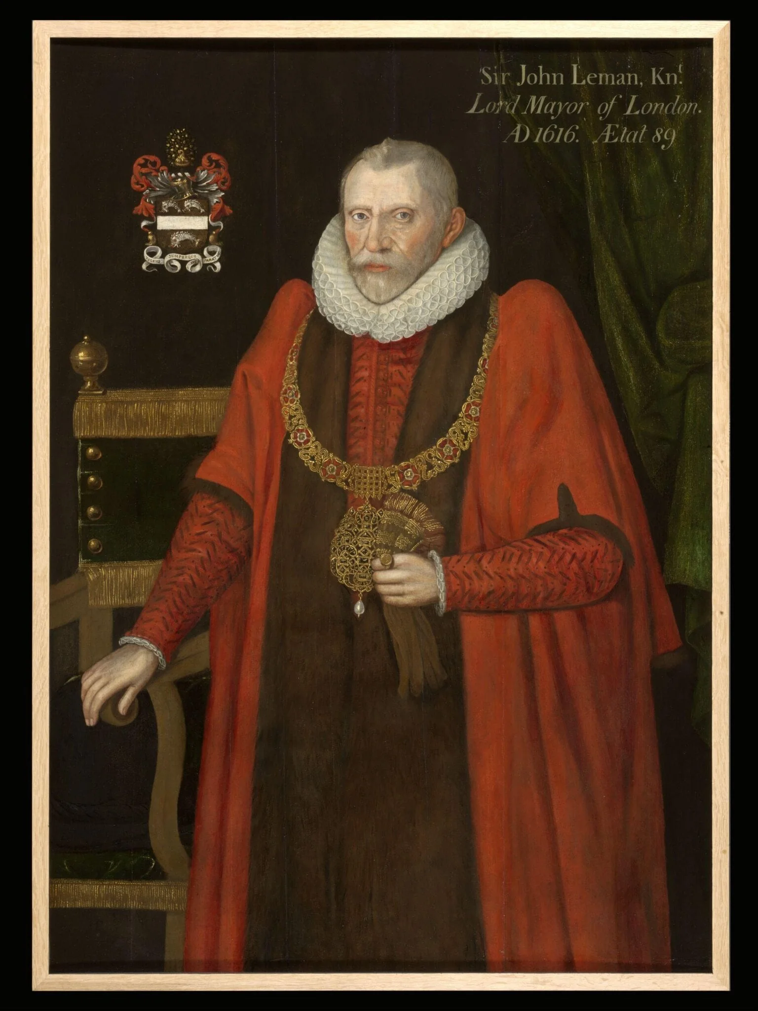 Sir John Leman, detail