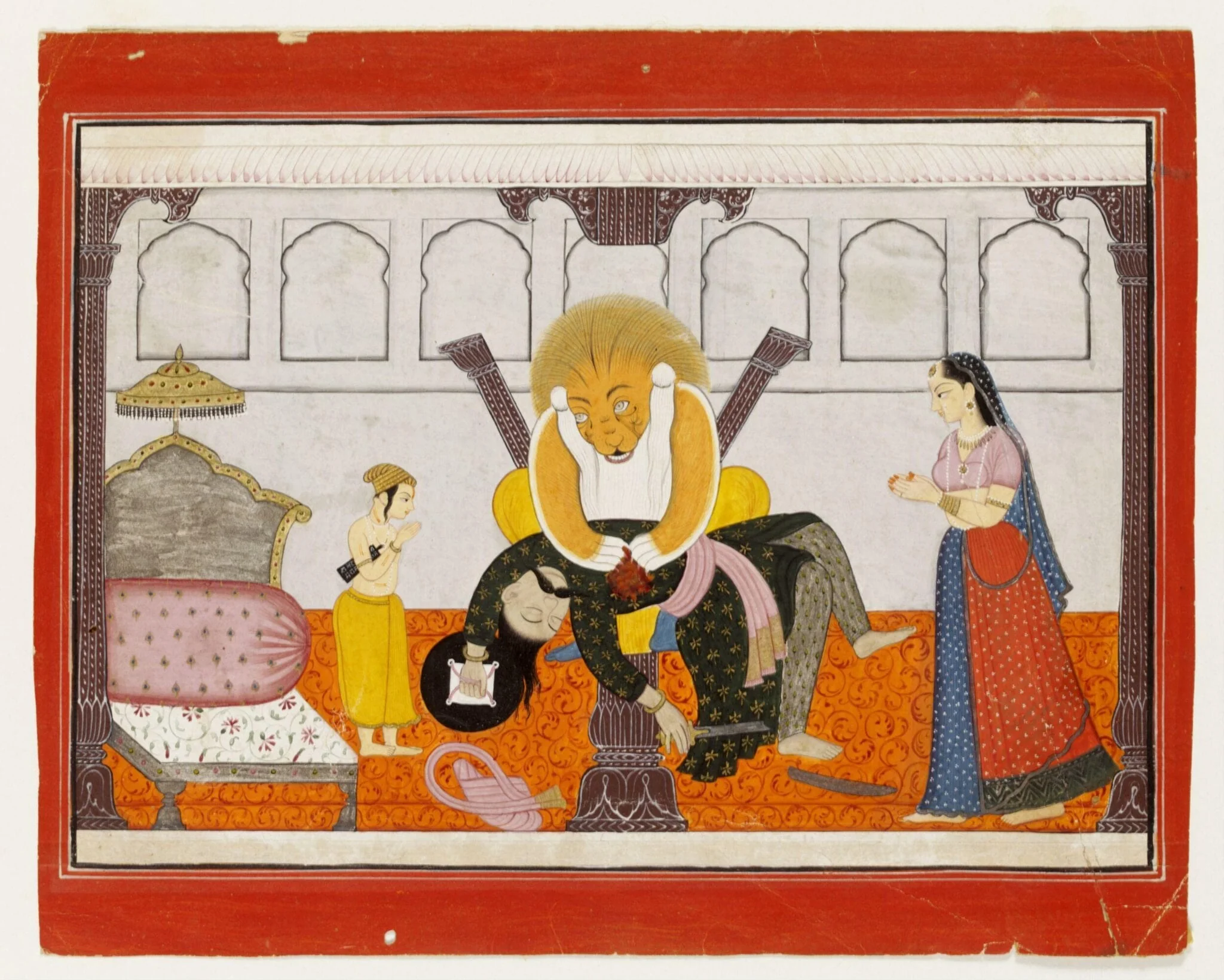 Vishnu as Narasinha, detail