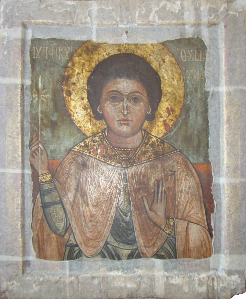 Sf. Teodor Tiron, detail