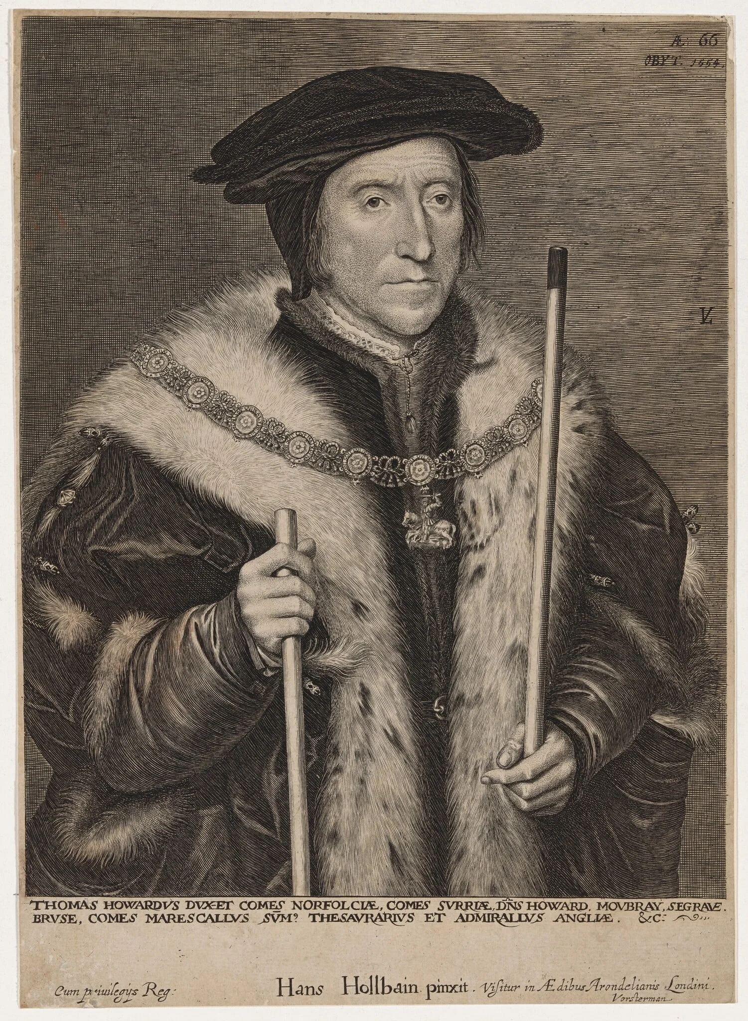 Thomas Howard, Third Duke of Norfolk, detail