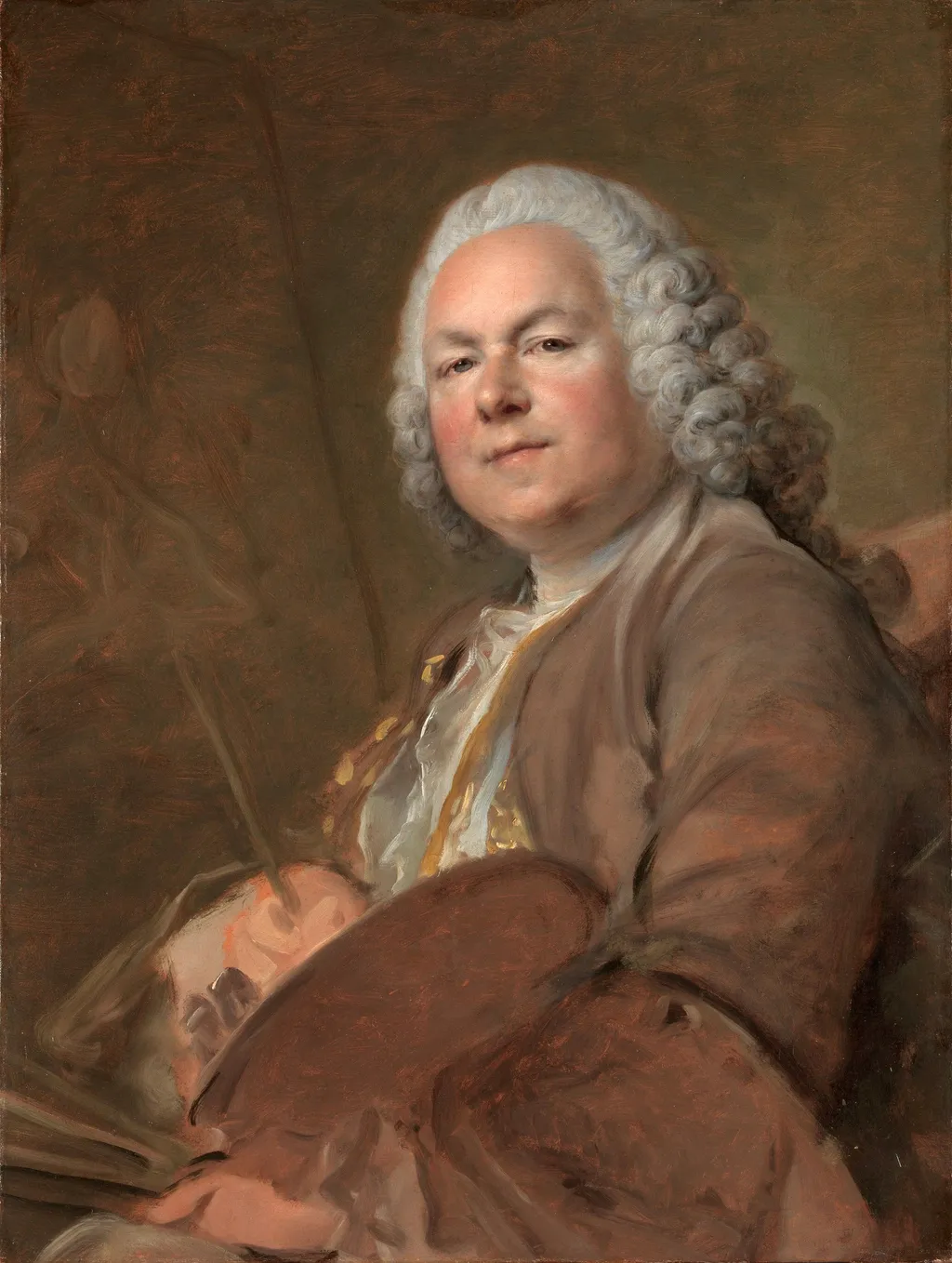Jean Marc Nattier (1685–1766), by Louis Tocqué, oil, 1745