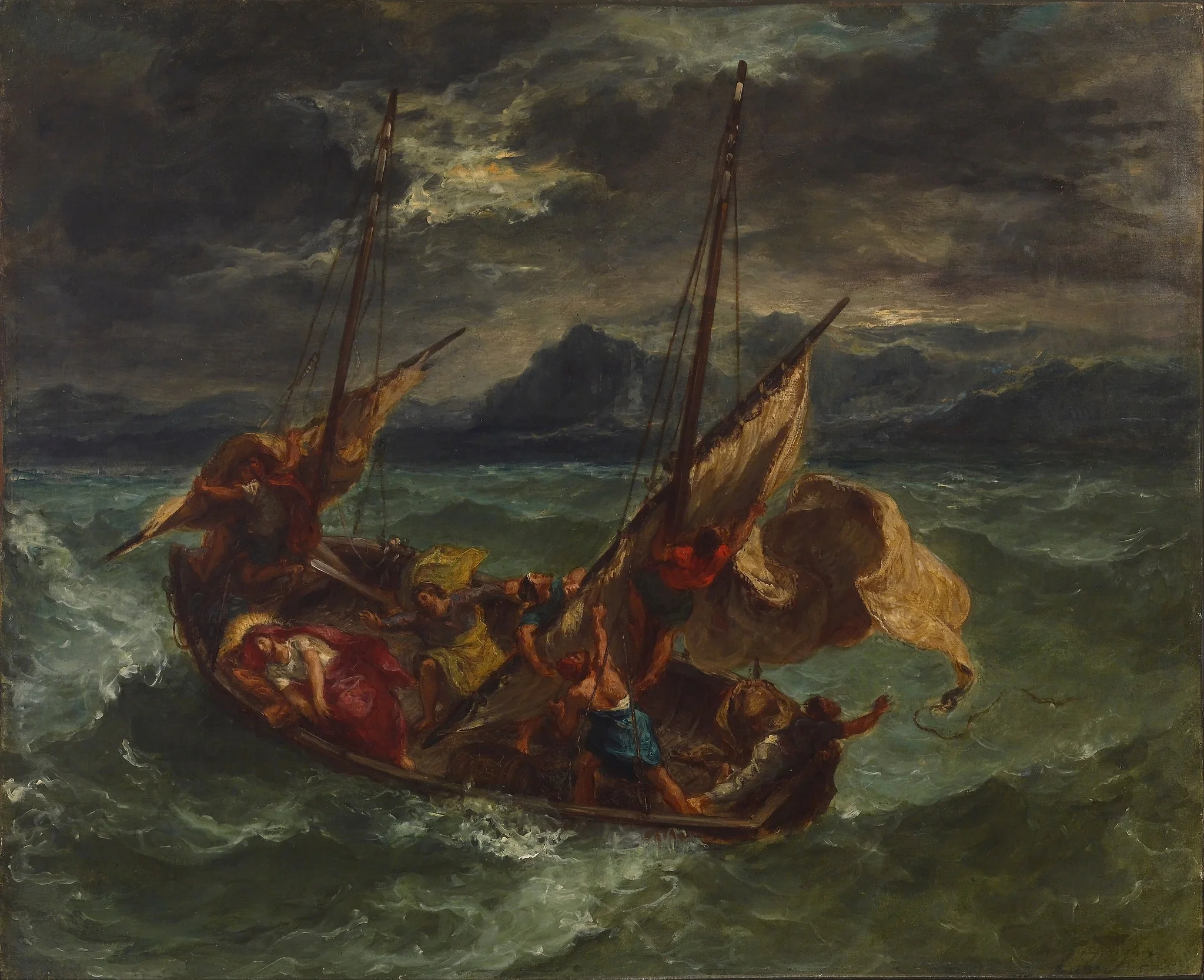 Christ on the Sea of Galilee, detail