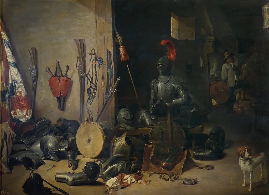 Le Corps de Garde, by Abraham Teniers, oil, 1650