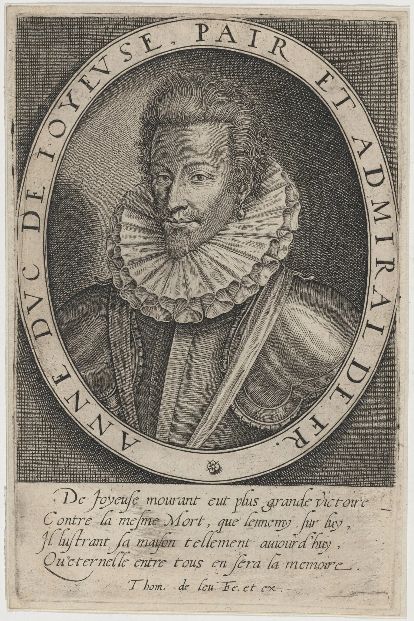 Anne, Duc de Joyeuse, detail