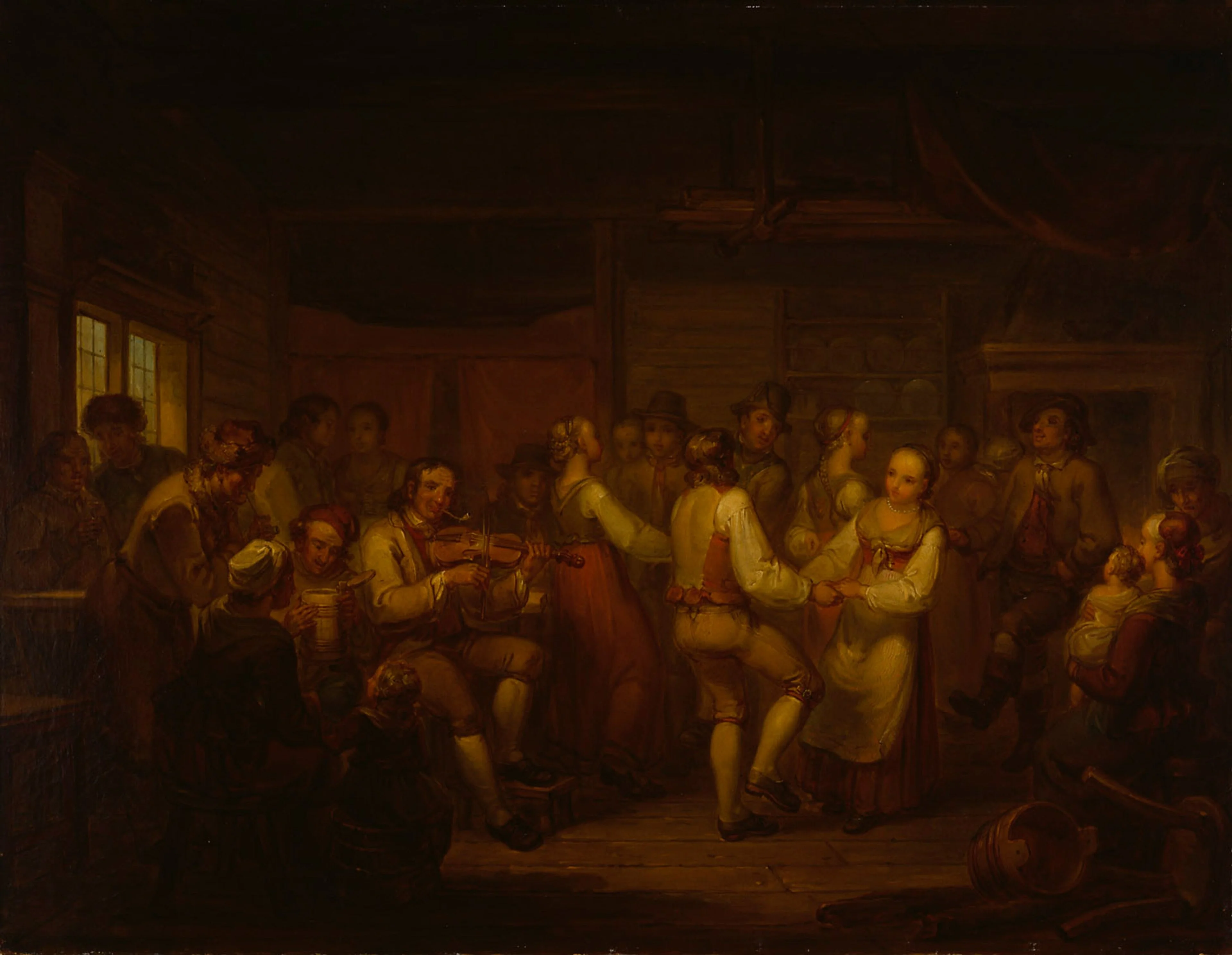 A Peasant Dance in Finland, detail