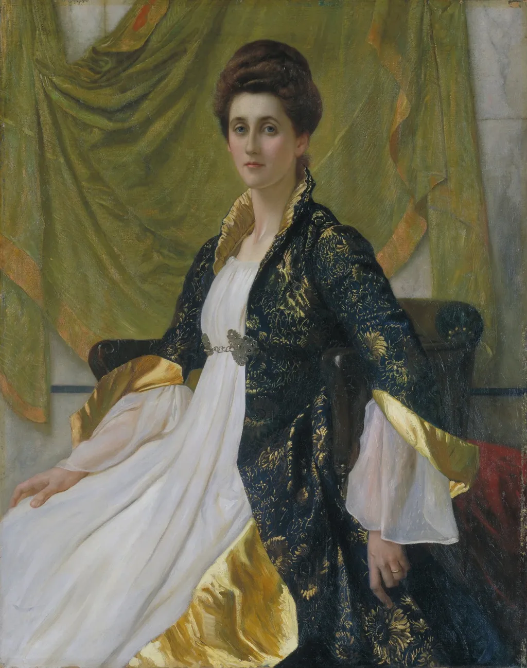 Portrait of Mrs Ernest Moon, by William Blake Richmond, oil, 1894