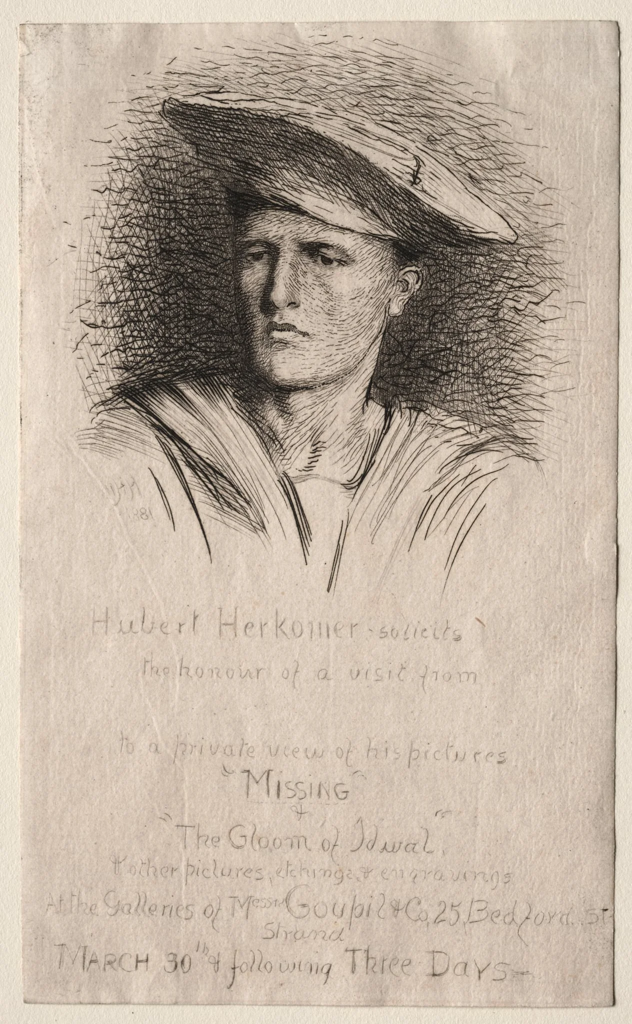 Head of a Young Man, detail