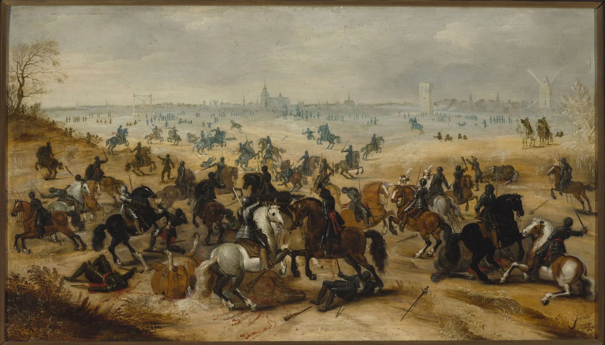 Battle on Vught Heath, detail