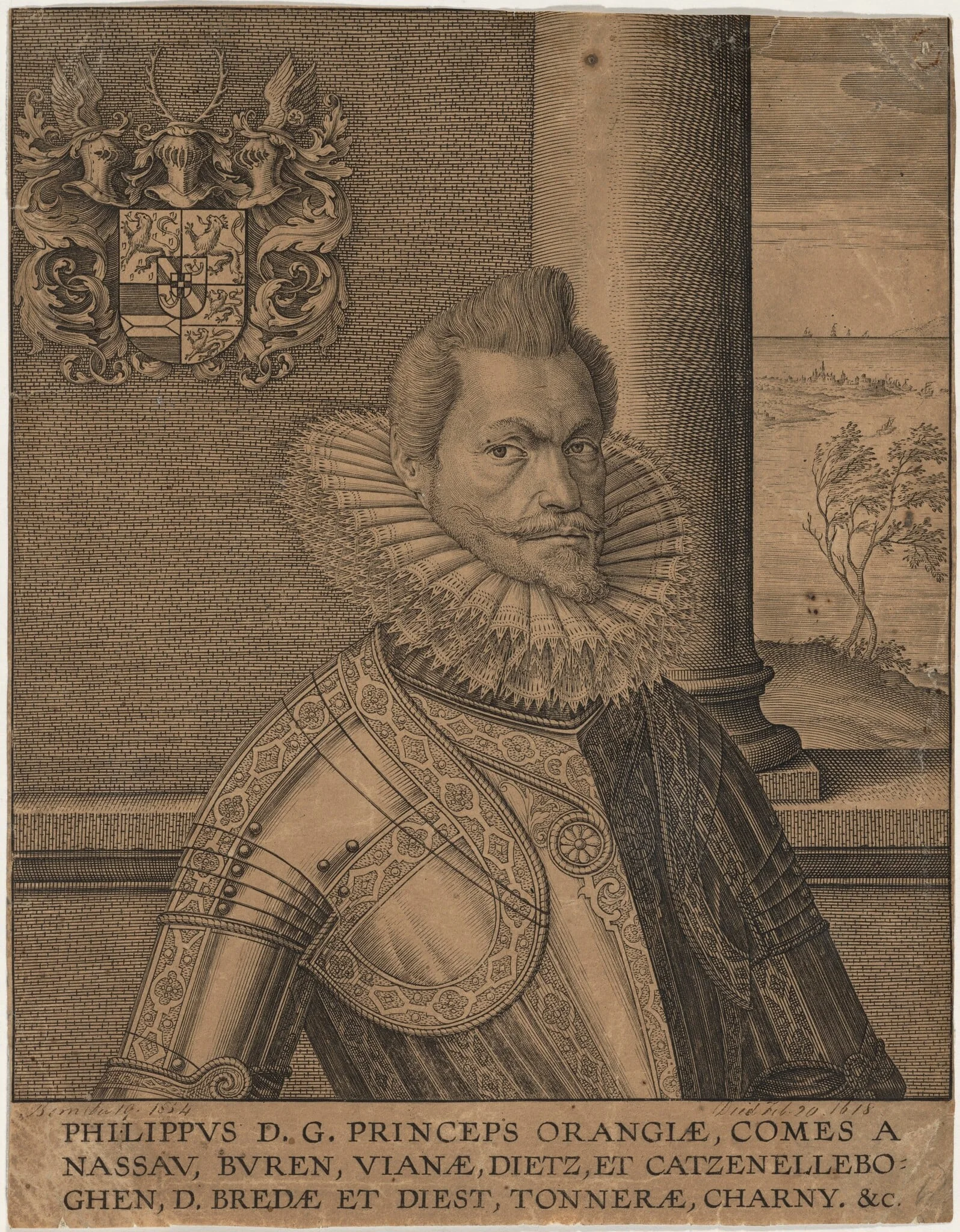 Philip William, Prince of Orange, detail