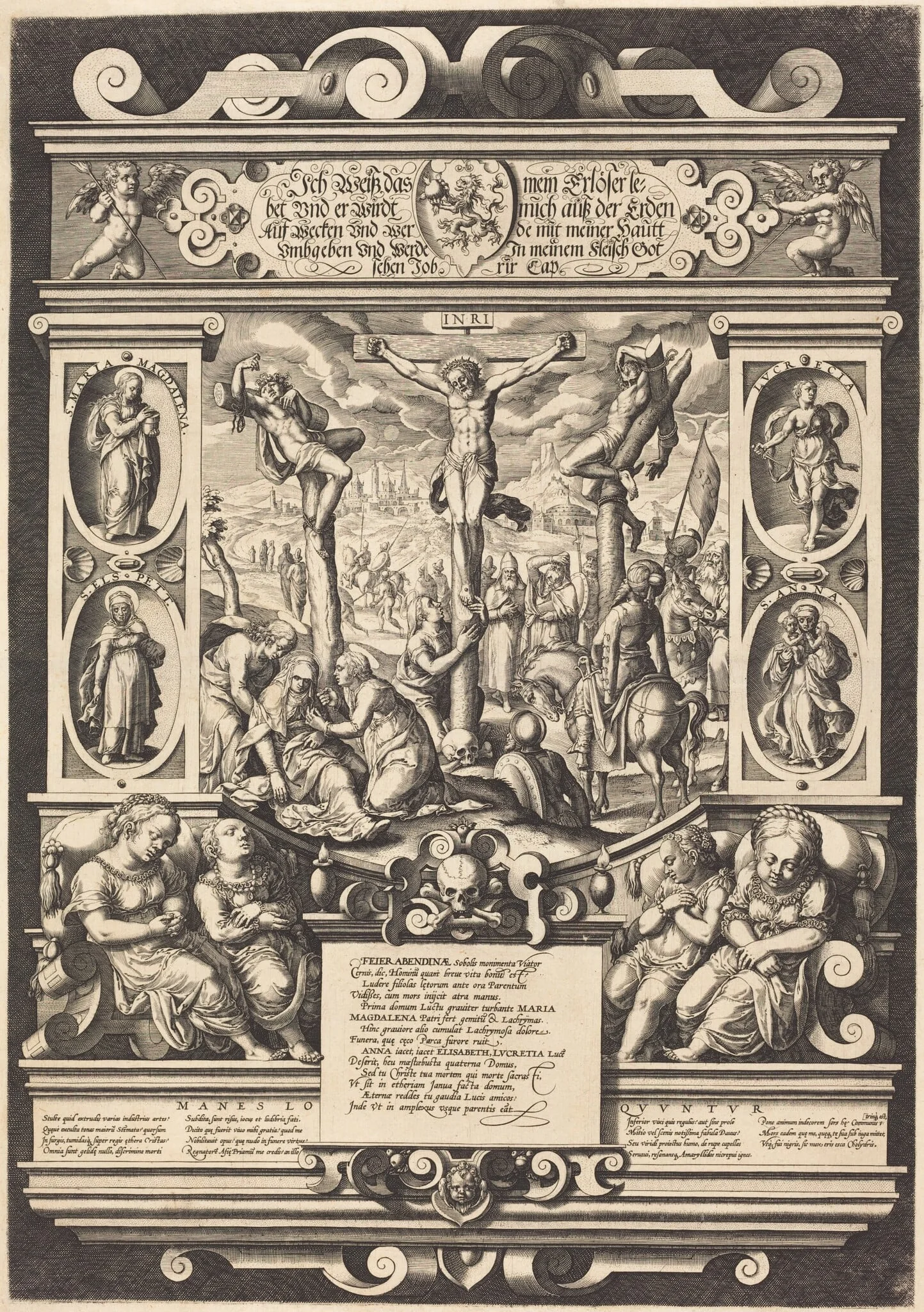 Funeral Monument to the Daughters of Feuerabend, detail