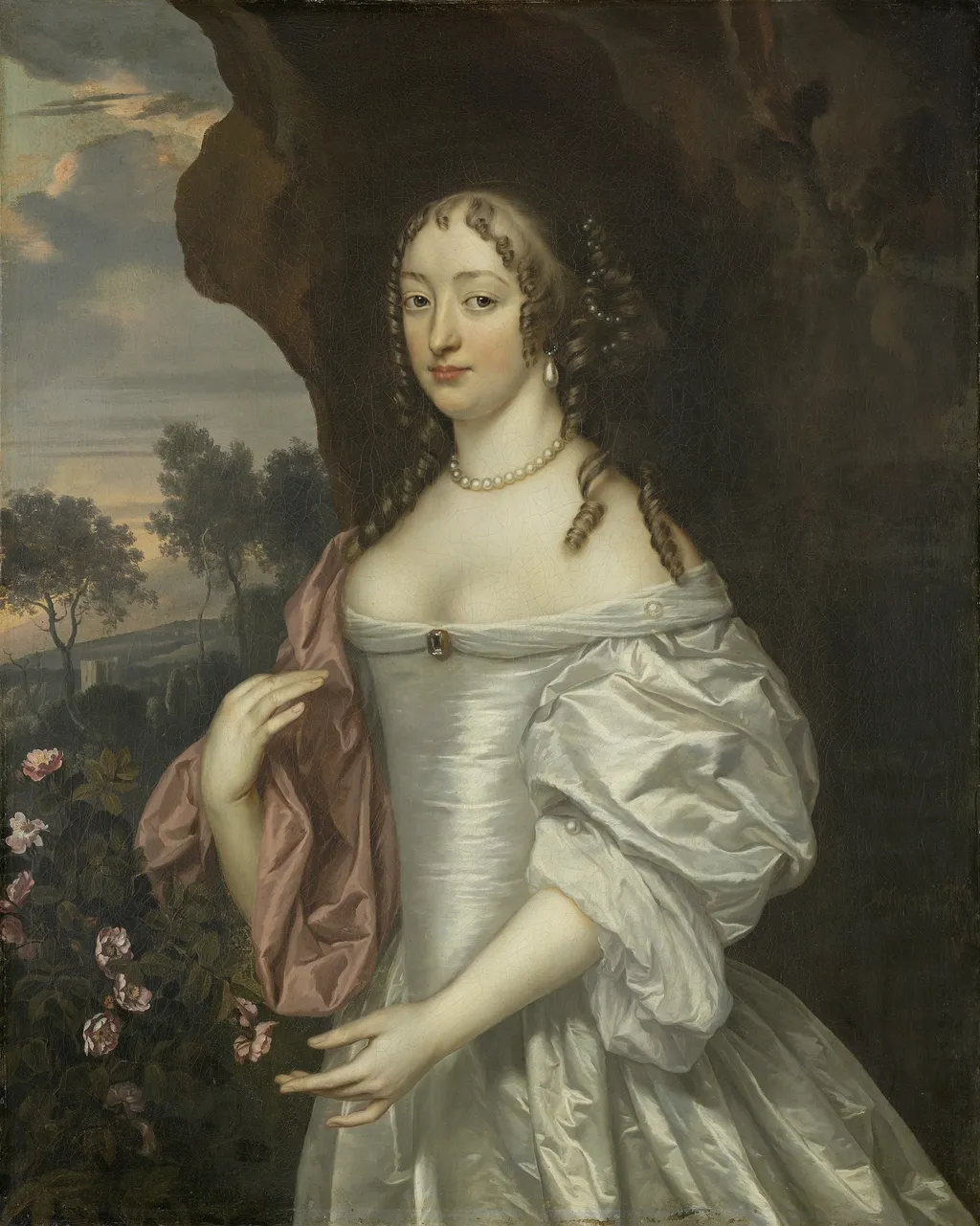 Jacoba van Orliens (1643-91). Wife of Jacob de Witte van Haamstede, by Johannes Mytens, oil, 1660