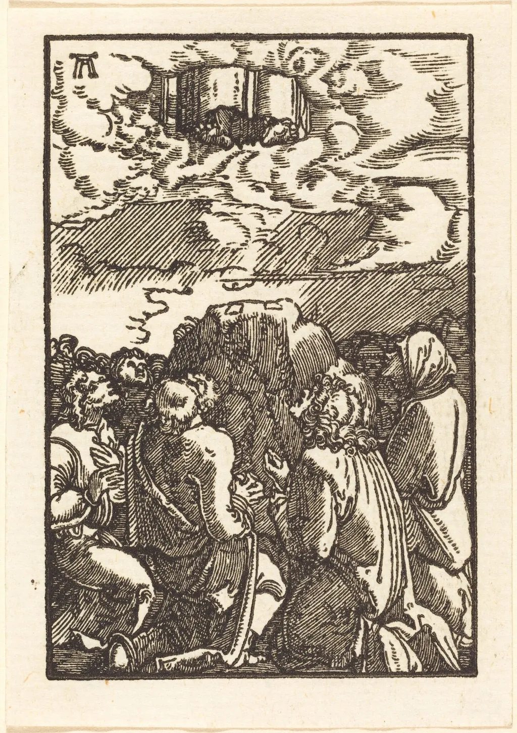 The Ascension of Christ, by Albrecht Altdorfer, ink, 1513