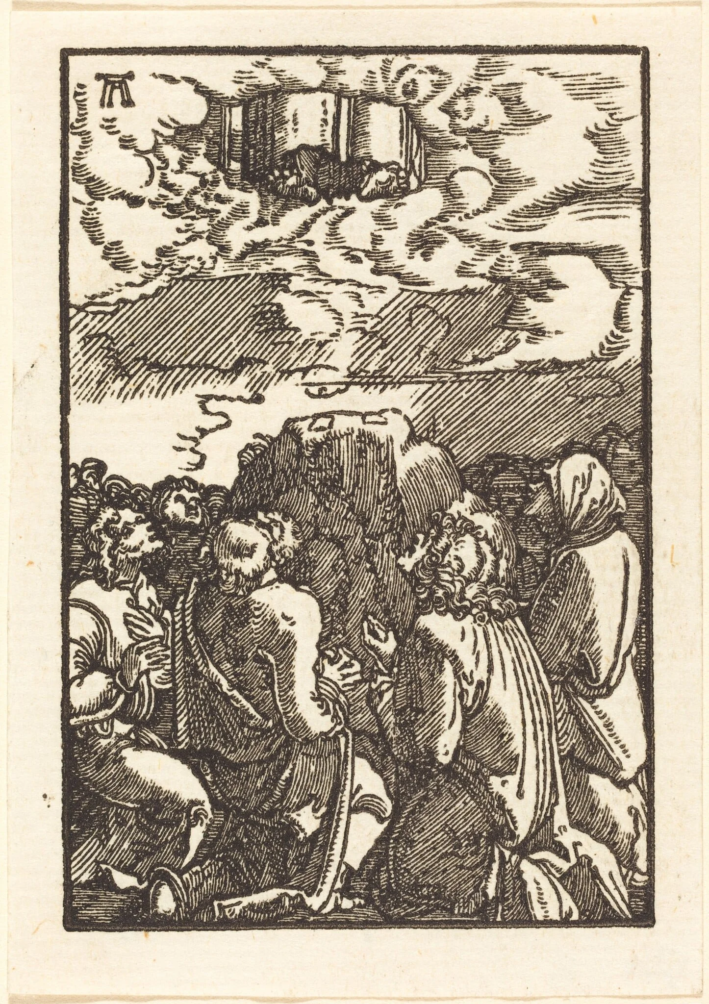 The Ascension of Christ, detail