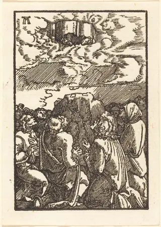 The Ascension of Christ, by Albrecht Altdorfer, ink, 1513