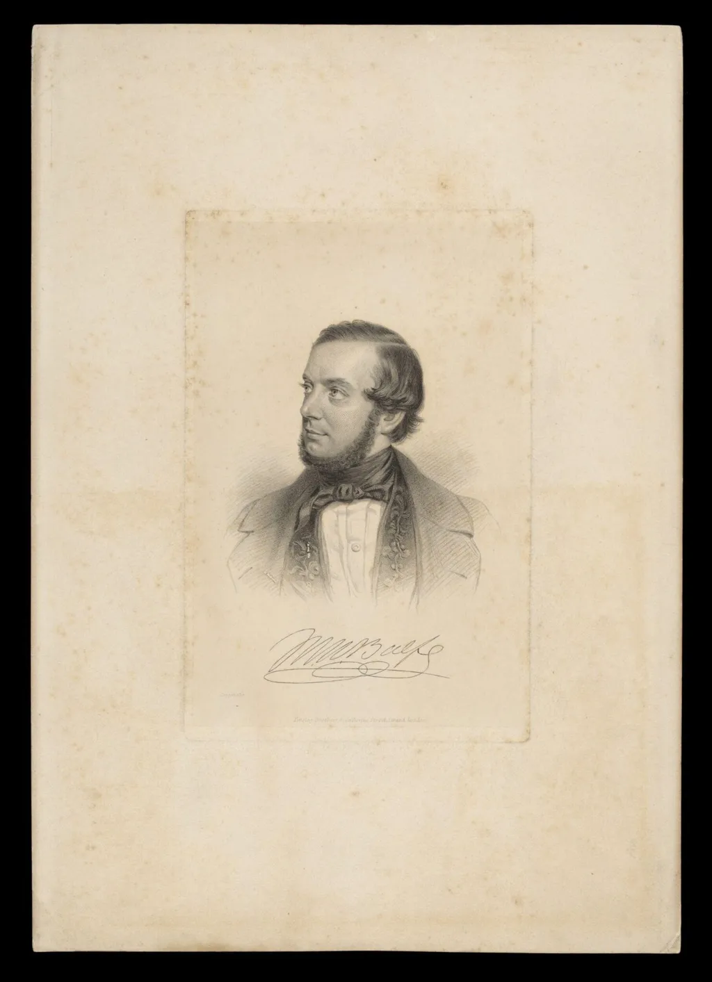 H Beard Print Collection, by Tinsley Brothers, 1850