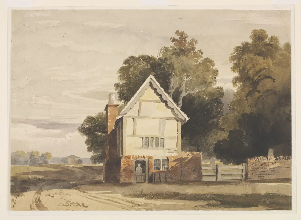 Untitled, by John Varley, watercolor