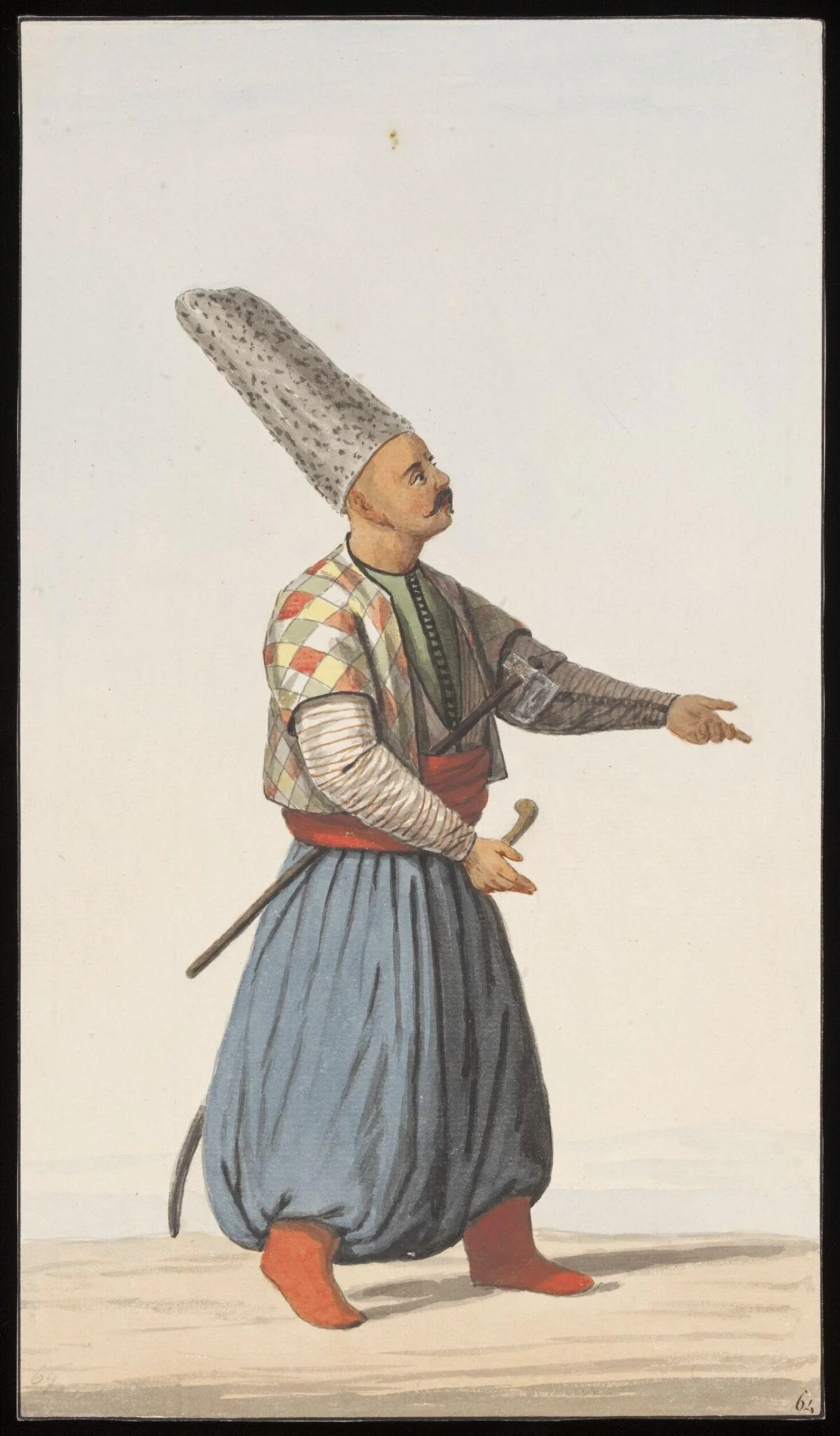 A Baltaci[?], or Palace guard, detail