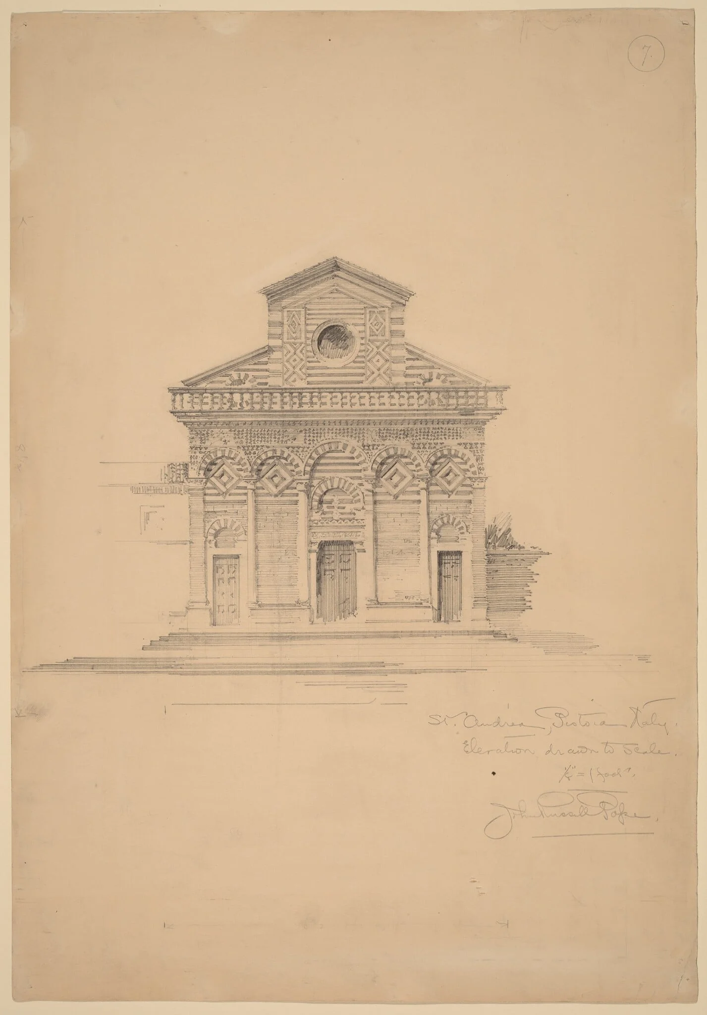 St. Andrea, Pistoia, detail