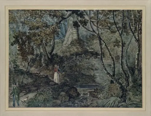 The Dripping Well, Hastings, by James Rouse, watercolor, 1824