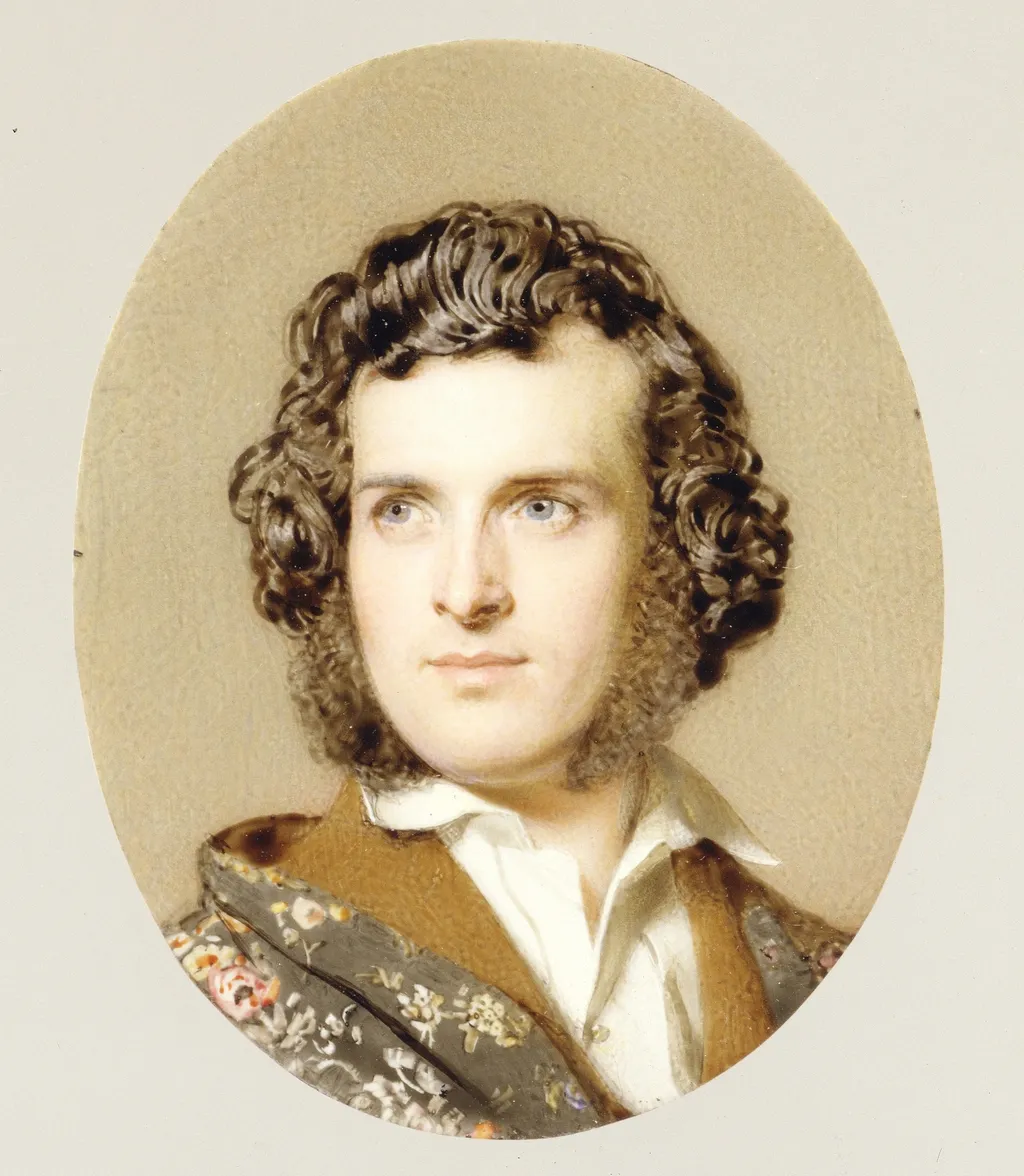 Self-Portrait, by John Faed, unspecified, 1850