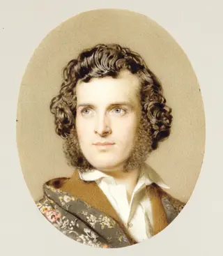 Self-Portrait, by John Faed, unspecified, 1850