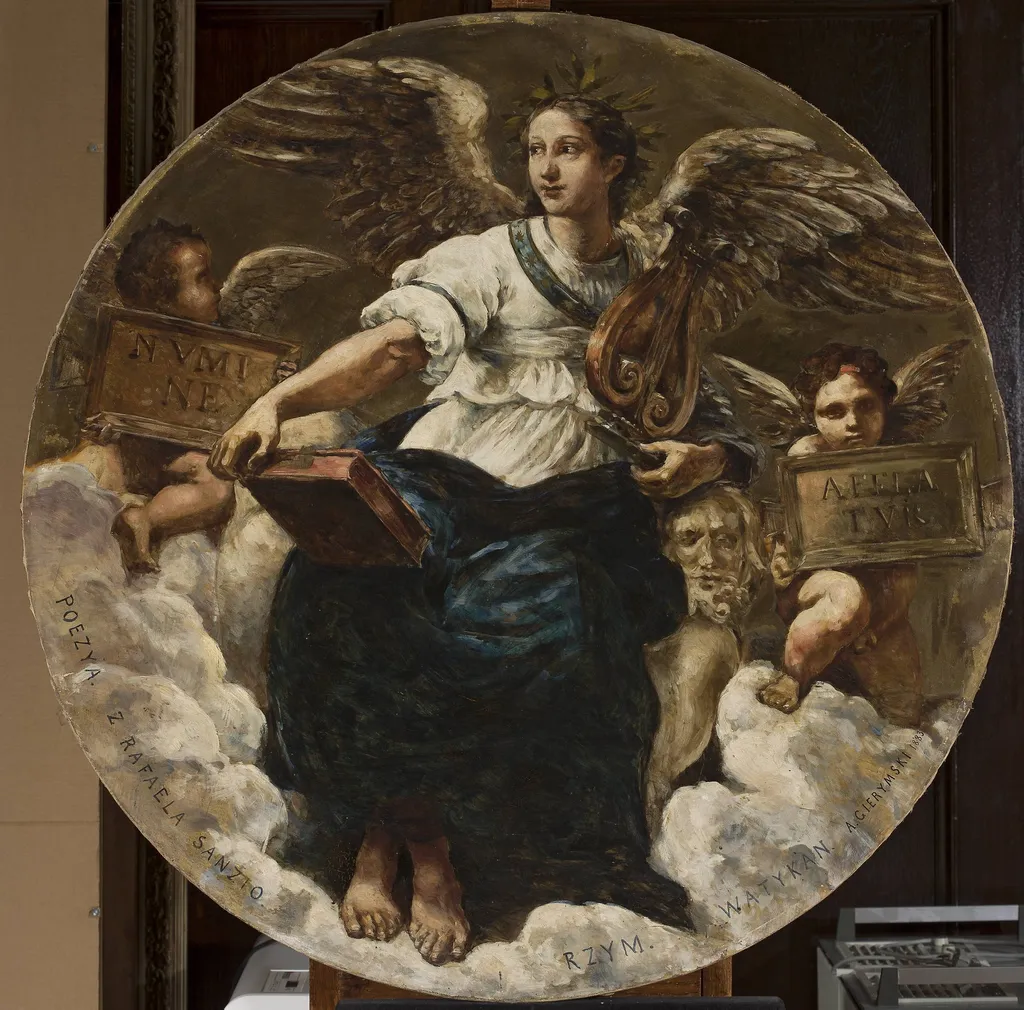 Poetry, by Aleksander Gierymski, oil, 1892