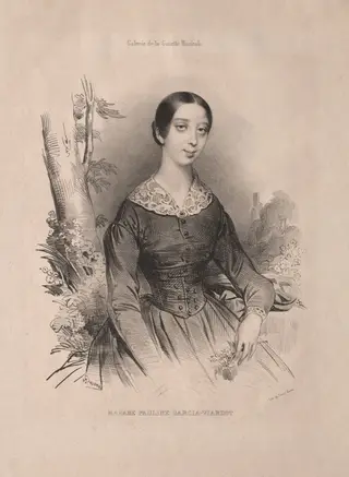 Madame Pauline Garcia-Viardot, by Achille Devéria, 1840