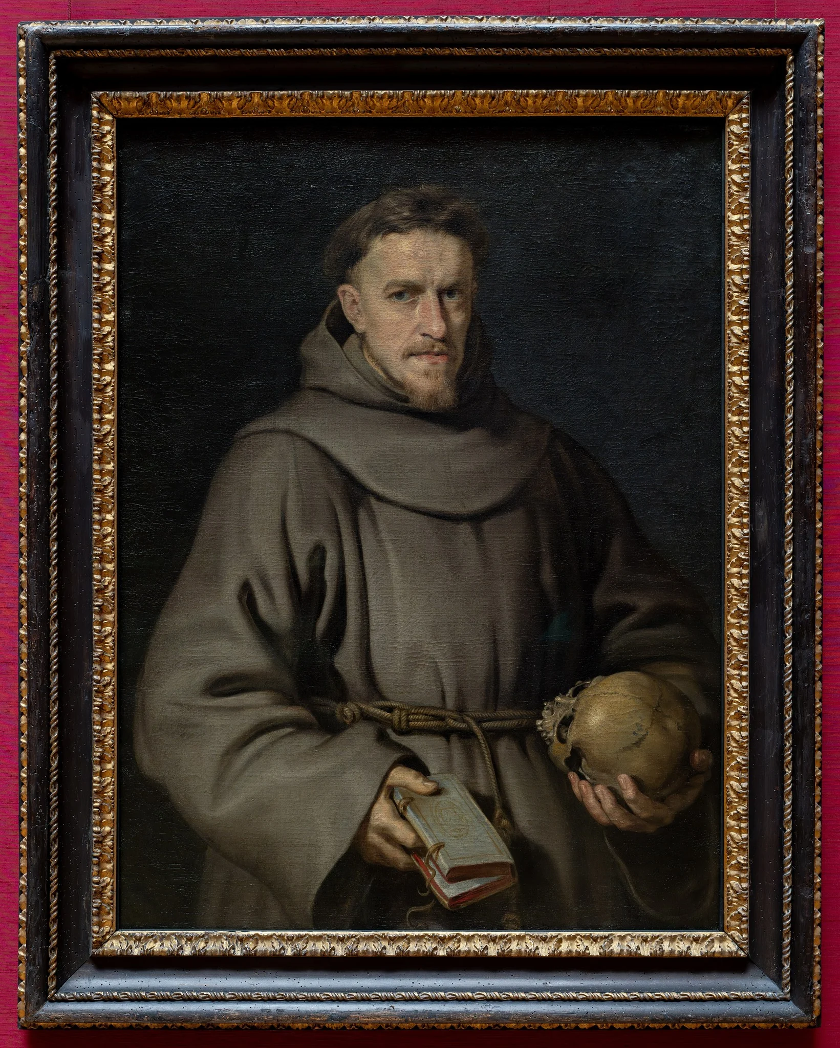 Portrait of a Franciscan friar, detail