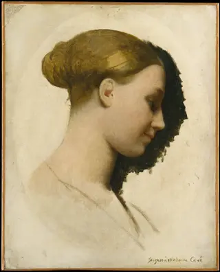 Madame Edmond Cavé (Marie-Élisabeth Blavot, born 1810), by Jean Auguste Dominique Ingres, oil, 1831