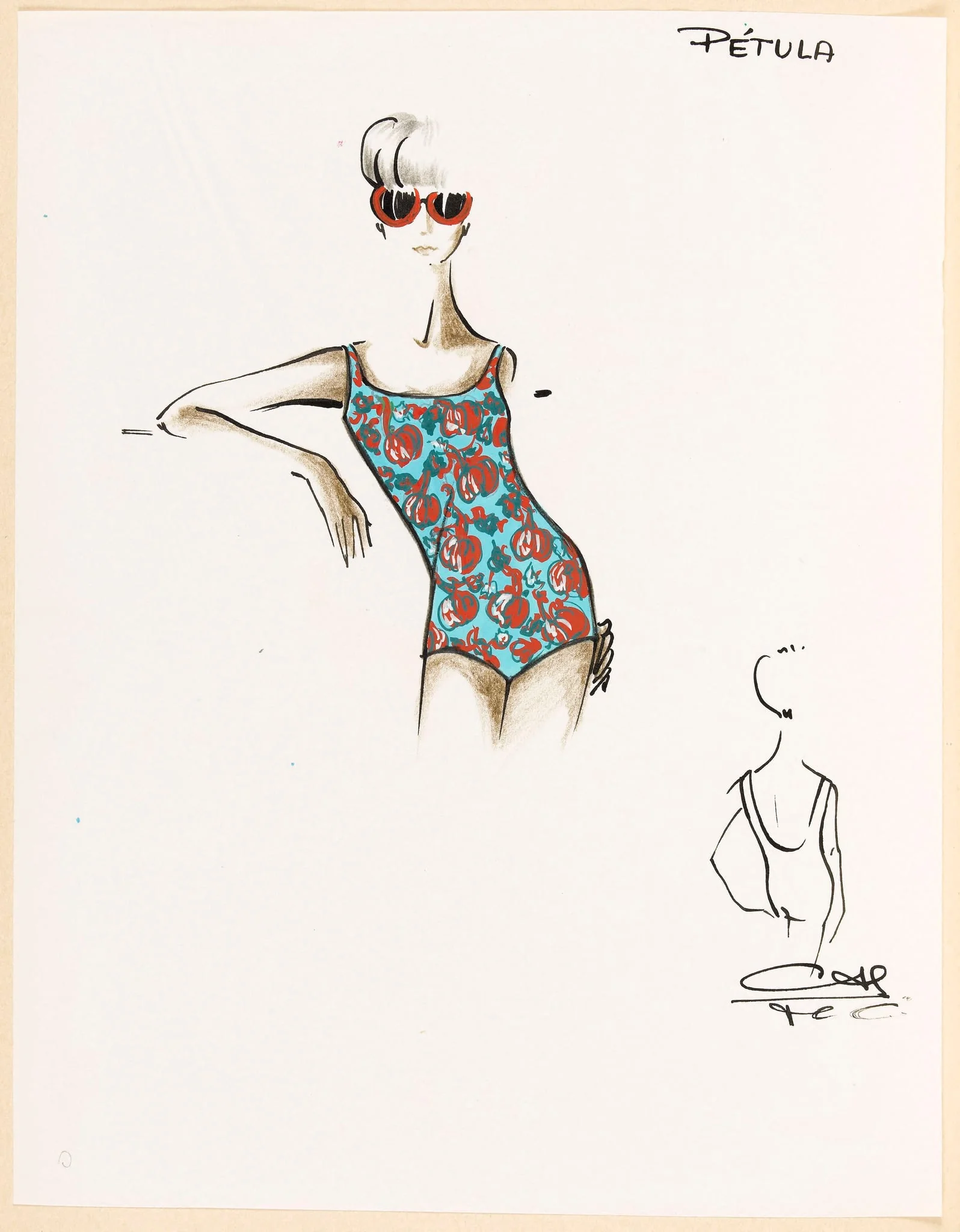 Pétula, detail