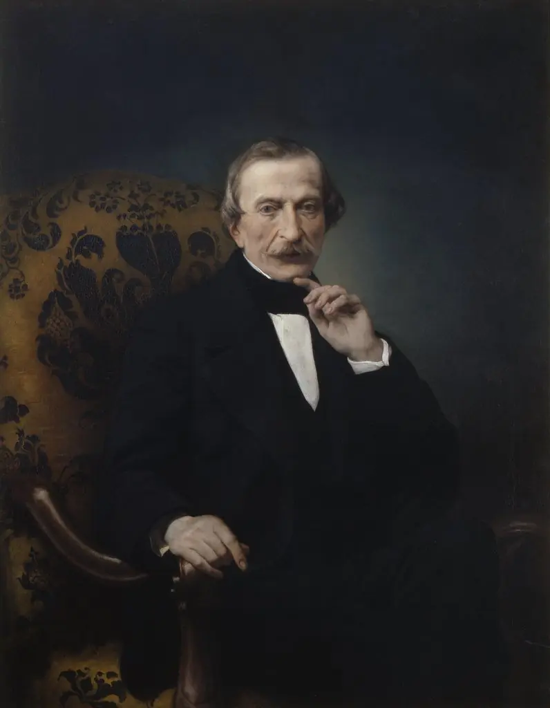 Portrait of Massimo d’Azeglio, by Francesco Hayez, oil, 1860