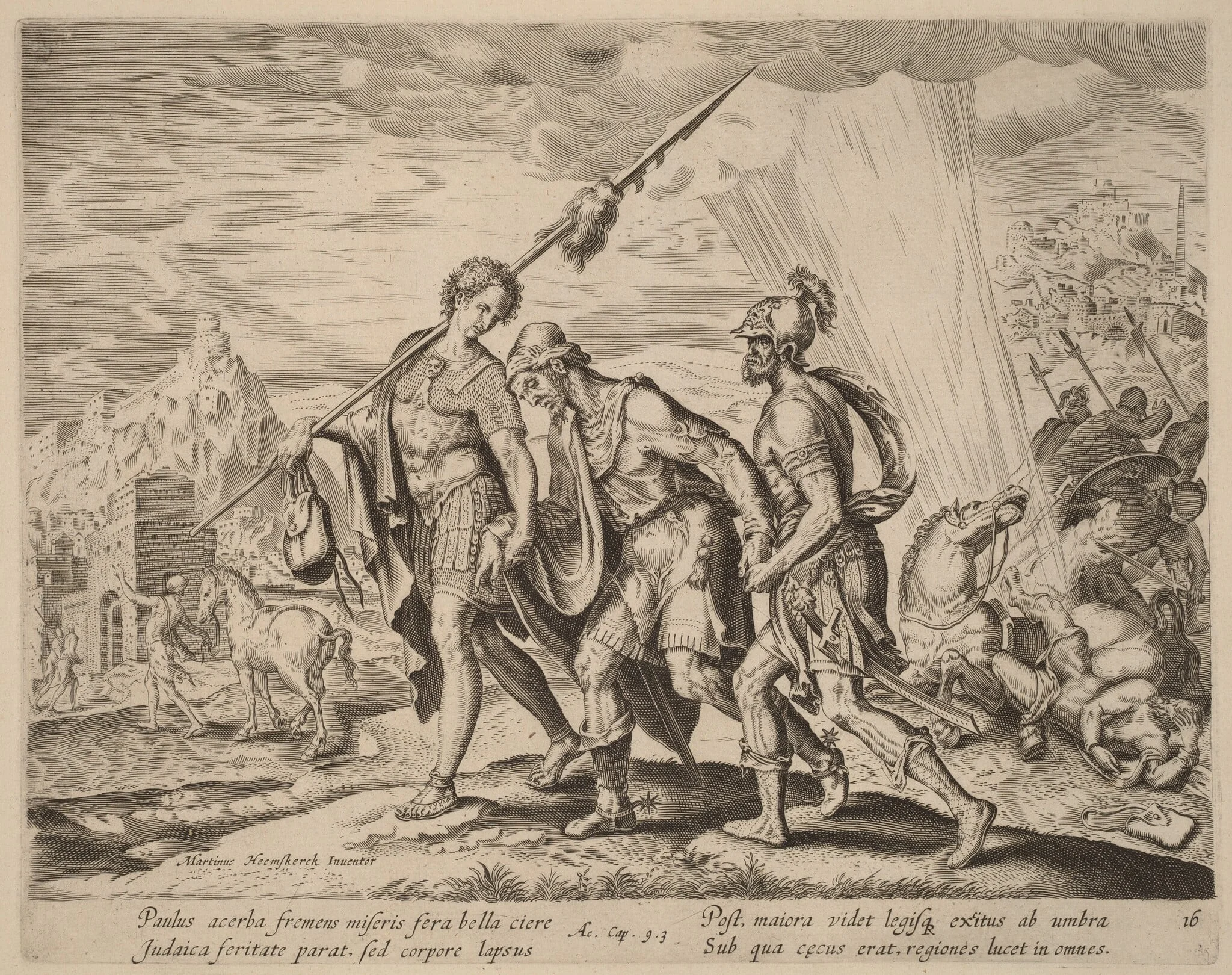 The Conversion of Saint Paul, detail