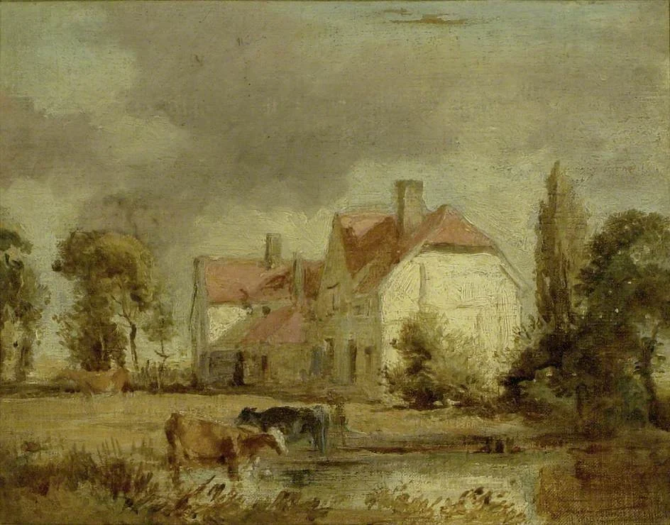 A Farm House, detail