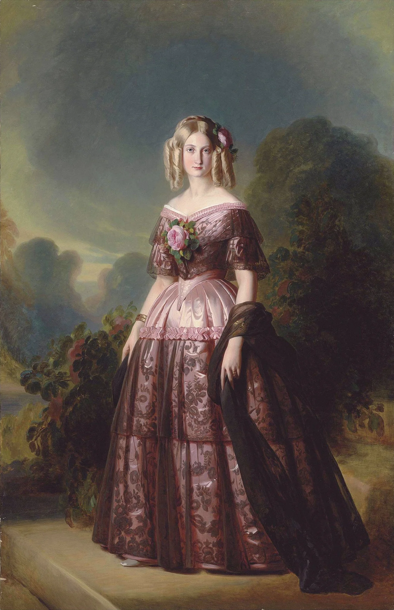 Maria Carolina of Bourbon-Two Sicilies, detail