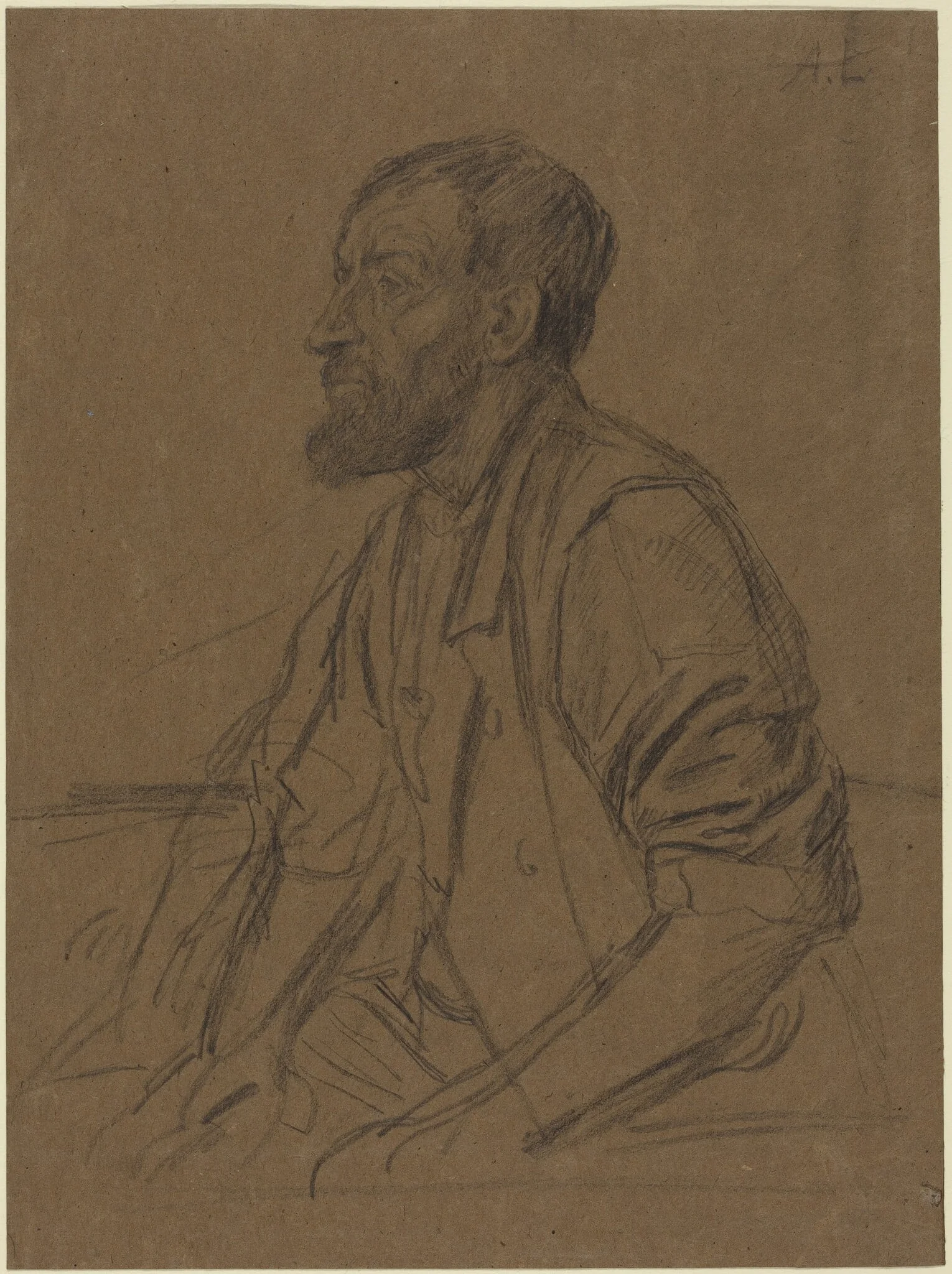 Study of a Workman, detail