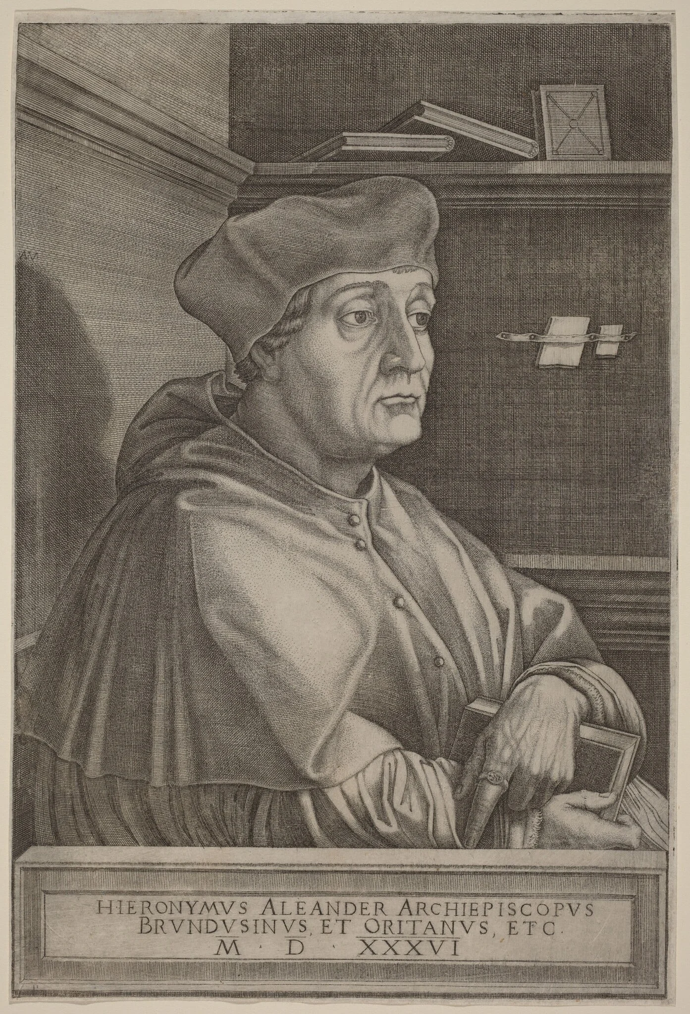 Hieronymus Alexander, Archbishop of Brindisi, detail