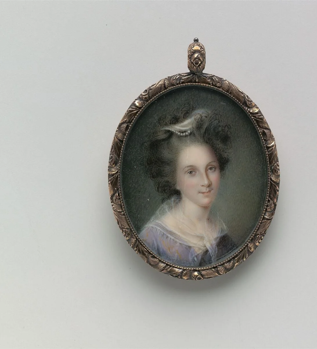 Mrs. Charles Willson Peale (Rachel Brewer), detail